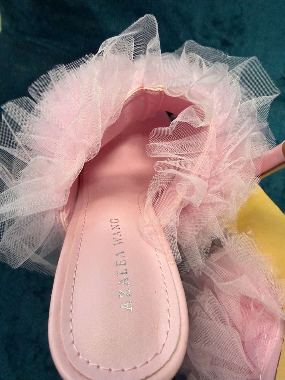 Azalea Wang Pink Tulle Pointed-Toe - Picture 4 of 5